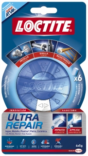 Attak Ultra repair gr.5 confezione pezzi 6 - Loctite