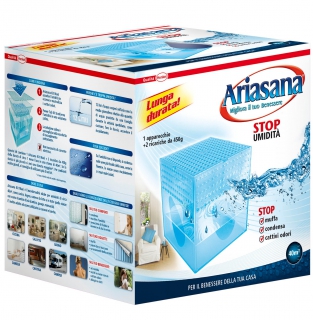 Ariasana - Assorbi-UmiditÃ  Cubo Maxi + 2 ricariche 450gr.